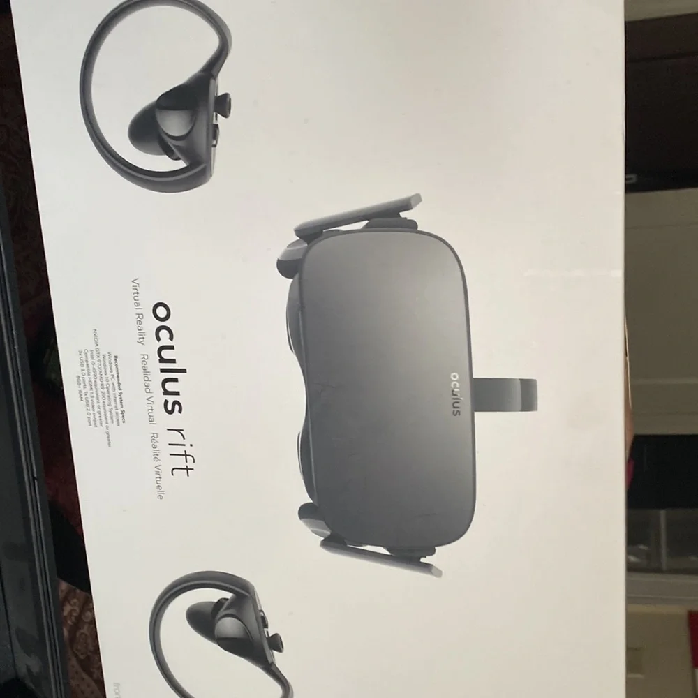 Oculus rift PC VR color black use two or three times